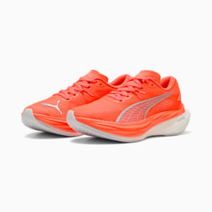 Chaussures de course à pied Deviate NITRO™ 3 Femme, Glowing Red-PUMA Silver, extralarge
